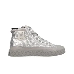 Bottines*Palladium Palla Ace Re Quilt Silver